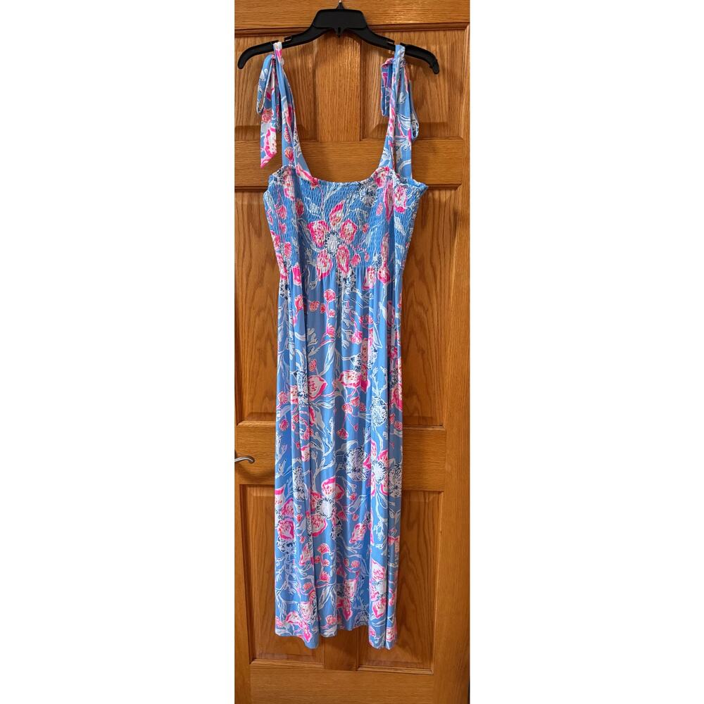 Lilly Pulitzer Kailua Floral Smocked Maxi Sundress XL (NEW without tags) - Picture 7 of 7